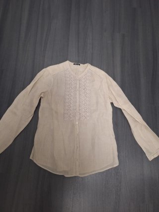 Camisa Massimo Dutti Beige Talla L