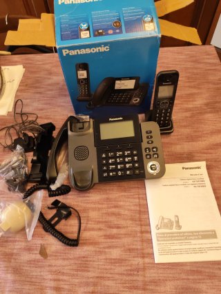 Telefono fisso e cordless Panasonic nuovo