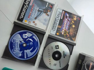 PS1 Estilo Manga Japones + Time Crisis + Pistola