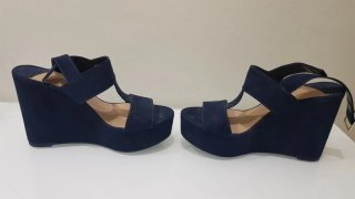 Sandalias de Plataforma Azul