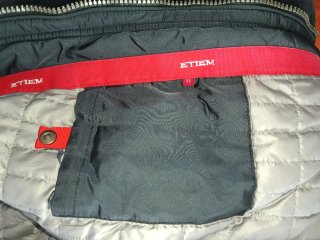 Chaqueta ETIEM azul y cuello pelo desmontable