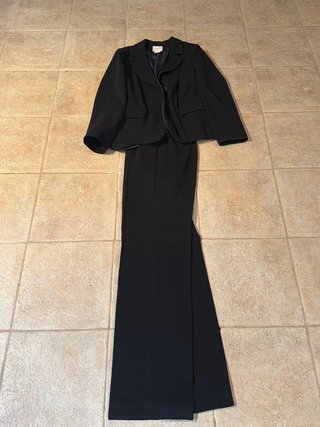 Traje de lana fría negro