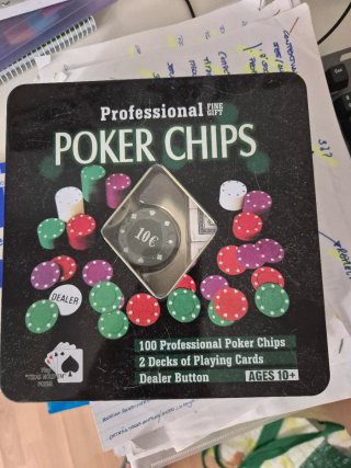 Juego de Póker Profesional 100 Fichas