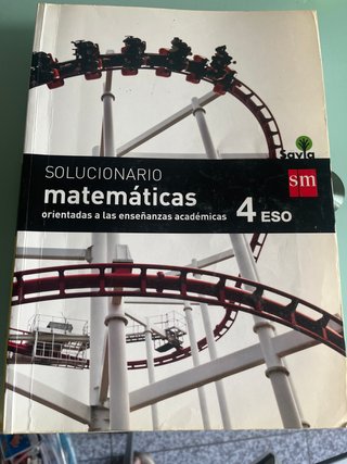 SOLUCIONARIO matemáticas 4 eso sm savia