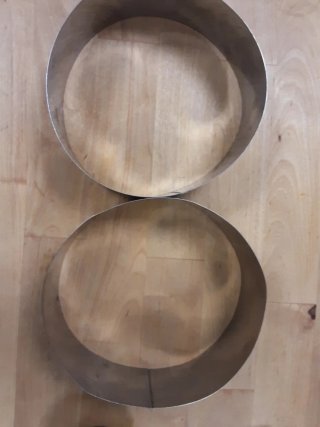 Set de 2 Aros de Pastelería Inoxidables