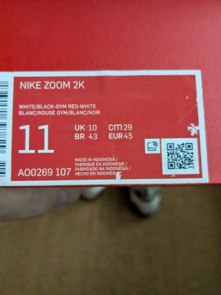 Nike Zoom 2000 Rojo/Blanco