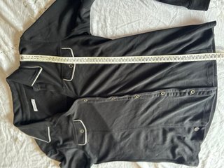 Camisa Bato Peto Negra Talla 44