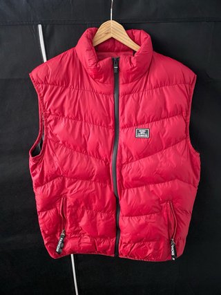 Chaleco acolchado rojo