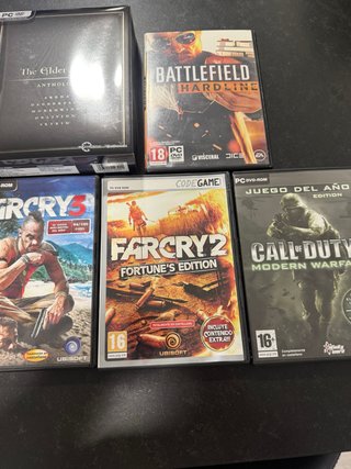 Lote 4 Juegos PC: Elder Scrolls, Battlefield, Far