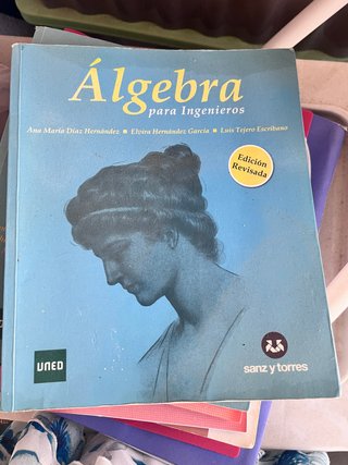 Libro de Álgebra para ingenieros UNED