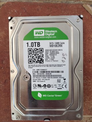 Disco Duro WD Caviar Green 1TB SATA