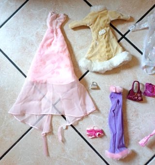 Mattel Barbie Lotto Abiti Vestiti Bambola vintage