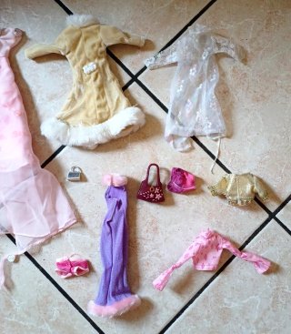 Mattel Barbie Lotto Abiti Vestiti Bambola vintage