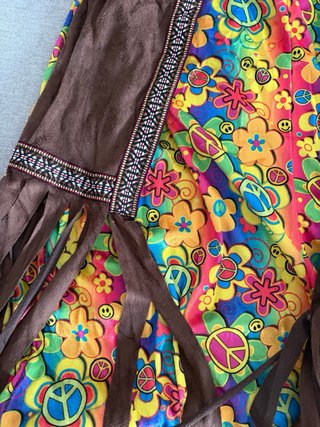 Disfraz Hippie Mujer Talla S