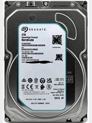 Disco Duro Interno Seagate 4TB Barracuda NUEVO