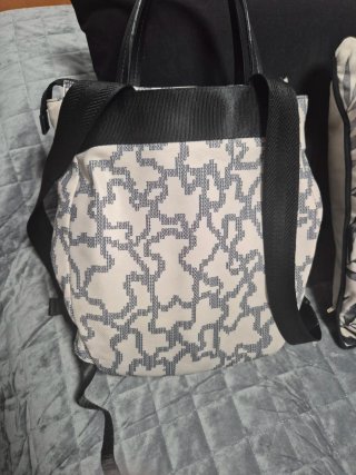 Mochila Tous Beige y Negra