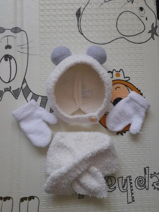 Set de Gorro, Bufanda y Manoplas para Bebé