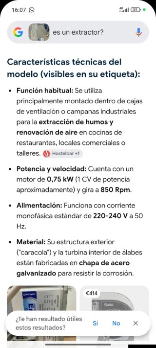 Extractor Centrífugo Industrial