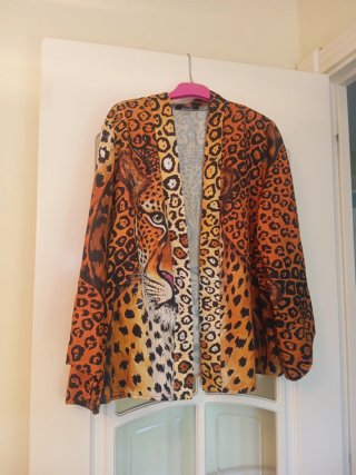 Kaftán con Estampado de Tigre espectacular
