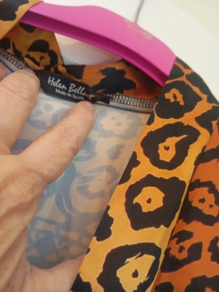 Kaftán con Estampado de Tigre espectacular