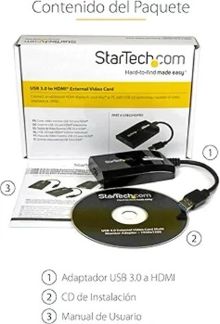 Adaptador USB 3.0 a HDMI Tarjeta Gráfica Externa