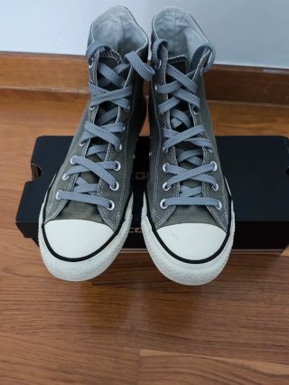 Zapatillas Converse Altas Grises