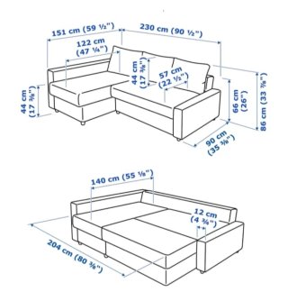 Sofá Chaiselongue Gris Tela