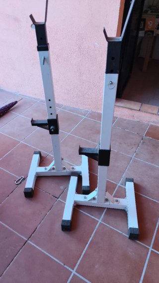 Soportes para Barra de Pesas
