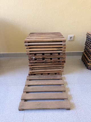 Lote de Baldosas de Madera para Suelo