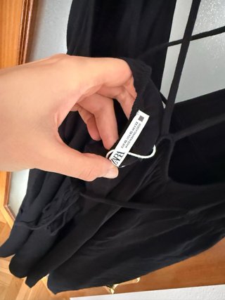 Vestido negro tirantes cruzados
