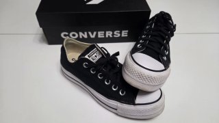 Converse Chuck Taylor All Star Lift Ox Negras T37