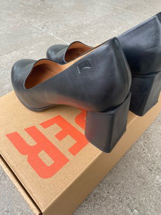 Zapatos Camper Upright Piel Negro T 39