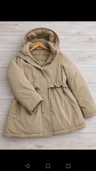 Gabardina reversible acolchada mujer Talla S