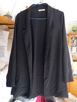Americana Stradivarius Talla Única Negra
