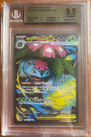 Carta Pokémon Mega Venusaur EX UR 155