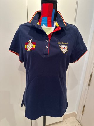 Polo La Española azul talla M
