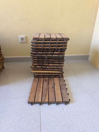 19 Baldosas de madera para exterior