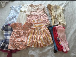 Lote 22 peças bebé menina 9 meses