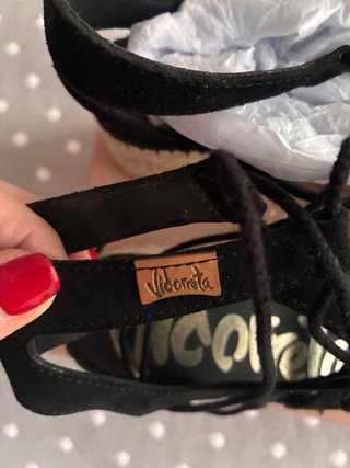 Sandalias Vidorreta Negras Talla 38
