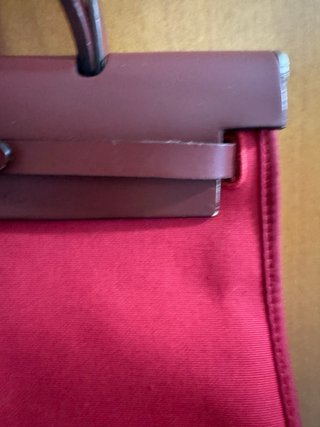 Borsa Hermes St. Pelle/Tessuto Rosso(not original)