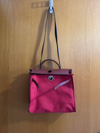 Borsa Hermes St. Pelle/Tessuto Rosso(not original)