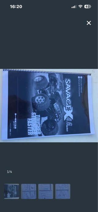 Manual de instrucciones HPI Savage X 4.6