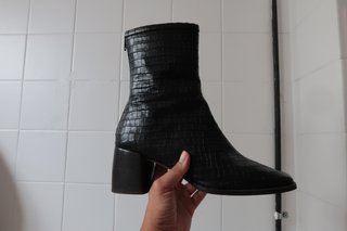 Botines Sessùn Gypqueen Croco Black