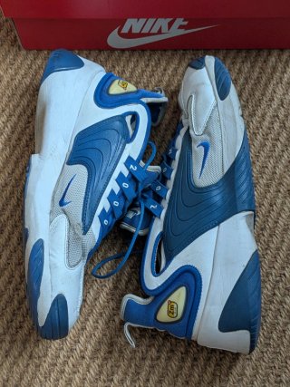 Nike Zoom 2000 Azul y Blanco