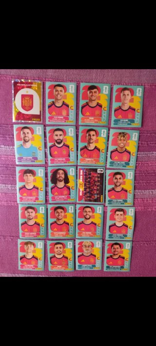 Cromos Selección Española Mundial 2026