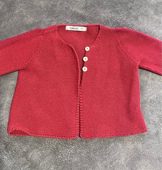 Chaqueta Babidu Granate 9 Meses