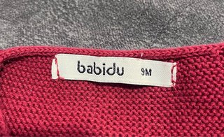 Chaqueta Babidu Granate 9 Meses