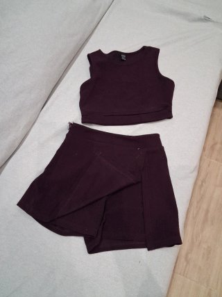 Conjunto Shein Negro Talla XS