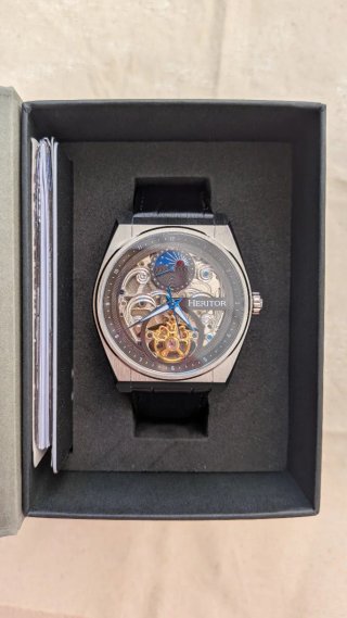 Reloj Automático HERITOR Esqueleto - NUEVO
