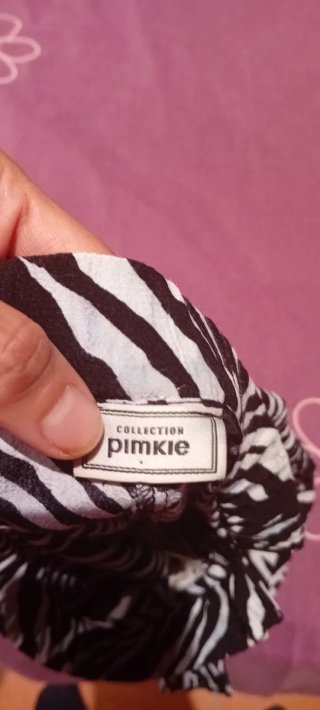 Pantalón efecto falda estampado cebra